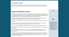 Desktop Screenshot of marianatrench.com