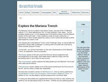 Tablet Screenshot of marianatrench.com